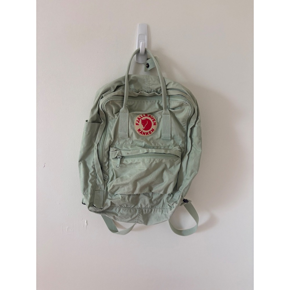 Fjallraven Kanken Classic Backpack Sage Green Vinylon F School Travel Bag